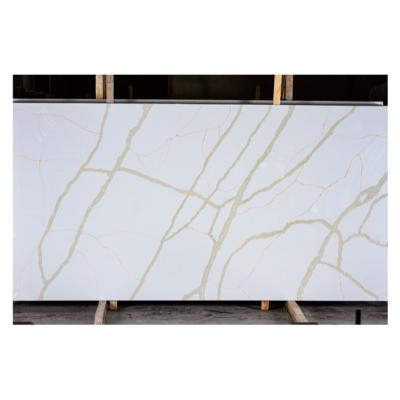 China Scratch / Stain / Heat / Chemical Resistant White And Customized Any Size Scratch Artificial Quartz Stone Slab Tiles Top Grade Artificial Quartz for sale