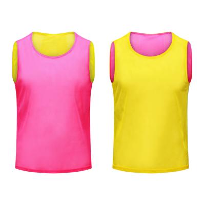 China Shirts & Tops factory direct sale reversible basketball pinnie numbered sports soccer football training vest bibs for sale