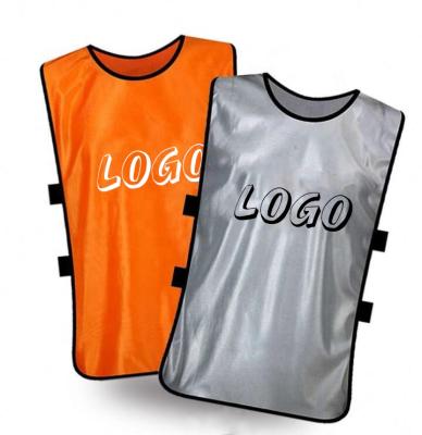 China Shirts & Tops OEM 100% Custom Print Polyester Sport Vest Mesh Football Training Bibs for sale