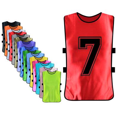 China Shirts & Cheap Tops Custom Kids Soccer Training Bib Vest For Soccer Team for sale