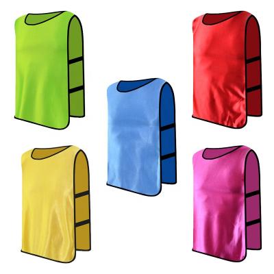 China Shirts & Tops Hot Sale Polyester Custom Number Football Mesh Scrum Training Vests Cheap Lacrosse Aprons for sale