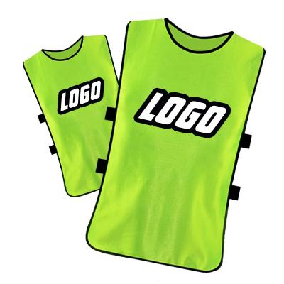 China Shirts & Top Custom Logo Adult Soccer Bibs 2022 New Design Soccer Training Vest Soccer Aprons Scrum Vests for sale