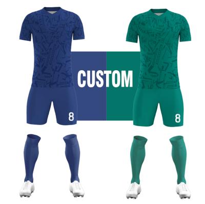 China Wholesale China Factory Sublimation Soccer Jersey Sets For Kids for sale