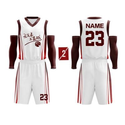 China Custom Cool Breathable Sublimation Design Basketball Shirt for sale