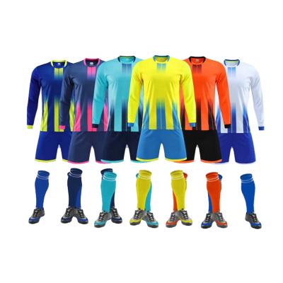 China Cheap Custom Single Sets Soccer Kits Bulk Quality Soccer Goalkeeper Uniform for sale