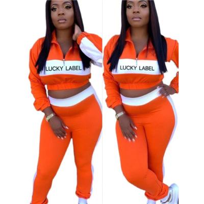 China 2021 New Lucky Label Two Piece Set Women's Long Sleeve QUICK DRY Trending Clothing Tracksuit for sale