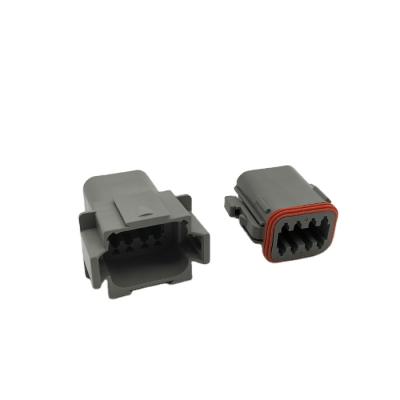 China Liulan Automotive High Quality Control Male Motorcycle And Automotive Female 8 Pin Connector for sale