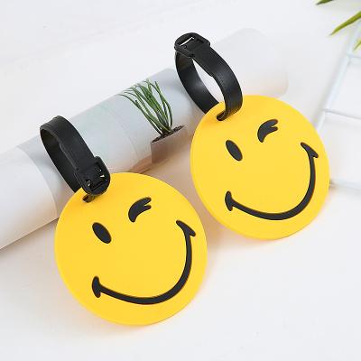 China Durable Custom Travel PVC Soft Silicone Rubber Luggage Tag for sale