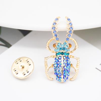 China Fabric Decoration Party Wedding On Line Crystal Rhinestone Jewelry Spider Brooches Shopping Pin for sale