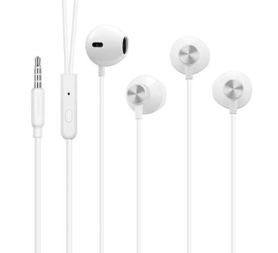 China Wopow EM208 1.2m In-ear Earphone With MIC Noise Canceling Stereo Earphone 3.5mm In Ear Earphone for sale