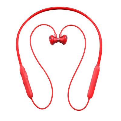 China Noise Canceling Wopow BT25 2021 Sports Neck Band Headphone Portable Hand Free Earphone Neck Band Earphone With MIC for sale