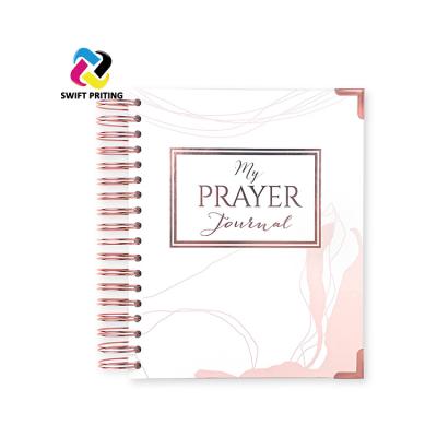 China Spiral Affirmation Prayer Printed Spiritual Journal for Women for sale