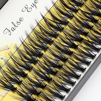 China 100pcs/lot 30D Long False Lashes Mink Eyelashes Extension Professional Makeup Volume Eyelash Natural Super Thick Faux Graft Different Lashes for sale