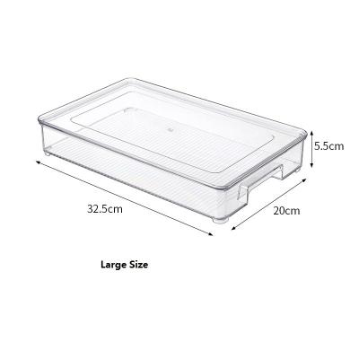 China Stackable Wholesale High Quality Plastic Refrigerator Matching Box Refrigerator Storage Container for sale