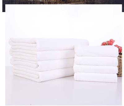 China QUICK DRY custom made hotel household direct towel 100% cotton white cotton factory towel for sale