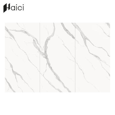 China High Temperature resistance Artificial Athens White Sintered Stone Slab For Kitchen Countertop and counter top for sale