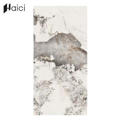 China High Temperature resistance Big size luxury tiles porcelain pando gold sintered stone 1600x3200 tiles for living room and hotel for sale