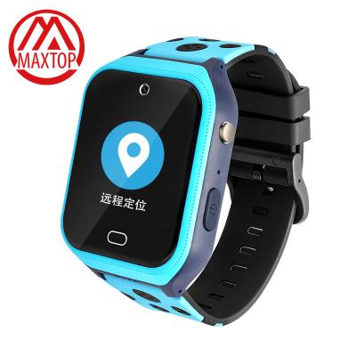 China GPS Navigation Maxtop Large Capacity Battery Kids Smart Watch Waterproof Gps Tracker Call Sim Card 4G Kids Visual Sim Card 4G Smart Watch For Children for sale