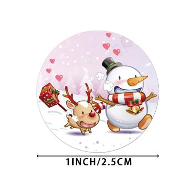 China Wholesale Waterproof Low Price Stickers Label Cartoon Printing Sticker Pattern Custom Decorate Christmas Sticker Sheet for sale