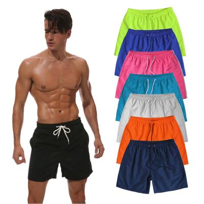 China Breathable Mens Sports Shorts Manufacturer Wholesale 14 Colors 100% Polyester Beach Waistband Liner Mens Shorts for sale