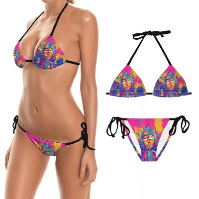 China Custom set design high quality modern women's bikini string swimwear swimwear breathable swimwear for sale