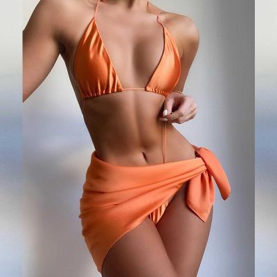 China Manufacturer Supply Stylish New Women's Solid Color Breathable Multi Separate Optional Ladies Sexy Swimsuit Bikini for sale