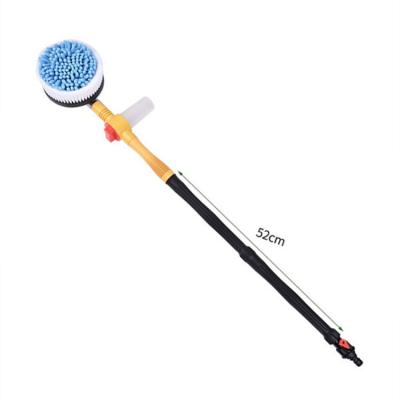 China For Car Wash Chenille Car Wash Brush Kit With Long Handle Automatic Non-electric 360 Degree Rotating Brush for sale