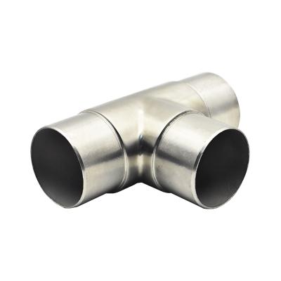 China GVF005 Industrial Useful Baluster Stainless Steel Handrail Elbow Pipe Accessory Casting Connector for sale