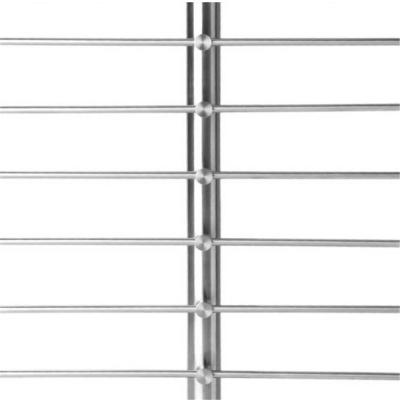 China GVF100 Industrial Stair Railing Stainless Steel Stair Baluster Glass Railing for sale