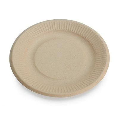 China High Quality Biodegradable and Environmentally Friendly Disposable Degradable Bagasse Environmentally Friendly Dinner Dish for sale