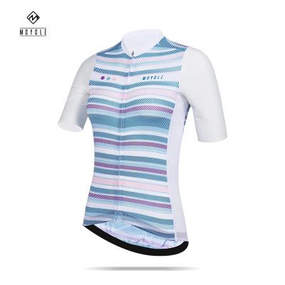 China Breathable New Design Slim Cut Race Cut Lady Bike Wear Custom Short Sleeve Pro Cycling Jersey Women for sale