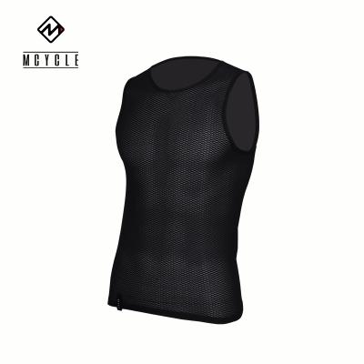 China Factory Cycling Base Layer Road Tank Top Sleeveless Top New Mesh Underwear Men Cycling Base Layer OEM Breathable Quick Dry for sale