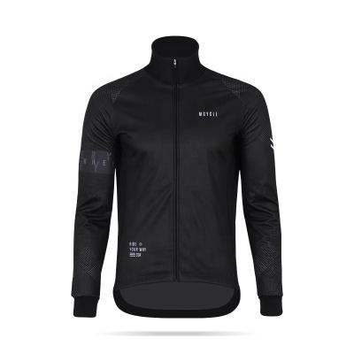 China Cycling Jacket Men's Reflective Cycling Anorak Windproof Thermal Fleece Breathable Lined Cold Weather for sale