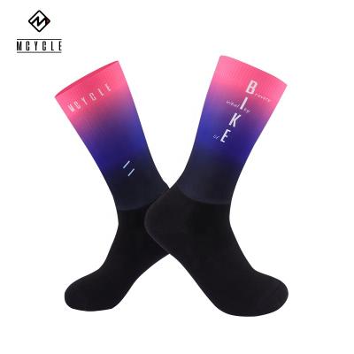 China New OEM Design Athletic Socks Breathable Performance Comfort Fit For Running Air Cycling Socks Breathable for sale