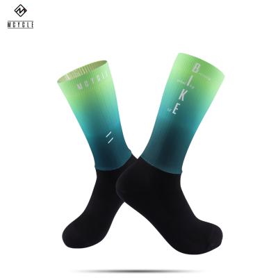 China Breathable Custom Cycling Clothing Sets Summer Air Bike Print Sock Sport Sublimated Cycling Riding Socks for sale