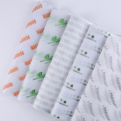 China Recycled Materials Custom Printed Logo Gift Wrapping Paper Clothing Tissue Paper for sale