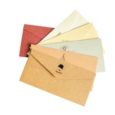 China Wholesale Customized Environmentally Friendly Printing Handmade Logo Art Paper Card Sleeve Envelopes for sale