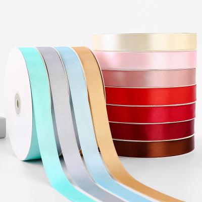 China Fashion Printing Satin Ribbon High Tenacity Ribbon Wrapping Satin Ribbon Roll Decoration Gift for sale