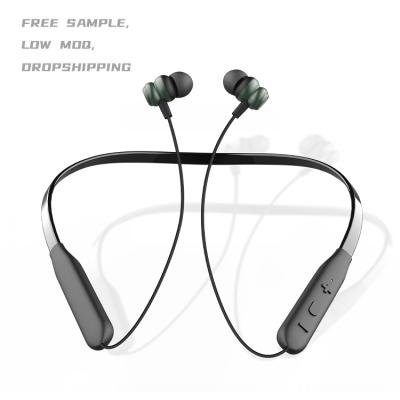 China Amazon Stock Top Selling YB04 Neckband Free Sample Fast Delivery Sports Earphone Dropshipping Wireless Waterproof Headset With MIC for sale