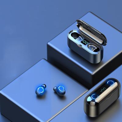 China Hot Selling In-ear Noise Canceling Sport Wireless Earbuds With Power Bank Battery Display Earphone F9-8B TWS for sale