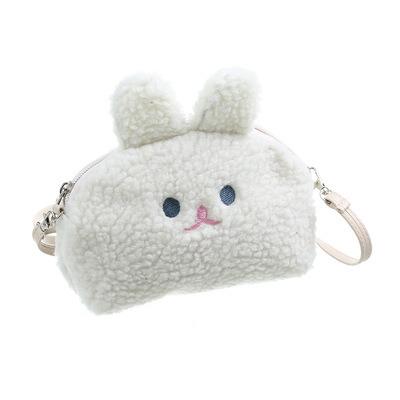 China Latest\fasion 2021 autumn and winter style Mini Bunny Crossbody Bag Plush Handbag new for kids for sale