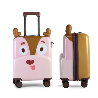 China Travel Luggage Cases China ABS+PC Kids Travel Luggage Bags Trolley School Bags for sale