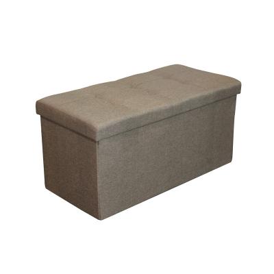 China Look Great Collapsible Canvas Storage Stool Collapsible Stool For Living Room Storage Bench Bed Bench for sale