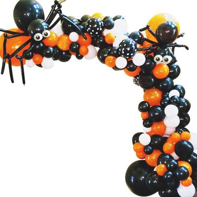 China Promotional Toy Halloween Latex Balloons Ballon Set TSequin With Glue Chain Stitch For Ghost Festival for sale