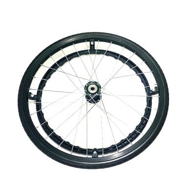 China Rear Plastic Removable Casters And Wheelchair PVC Wheels 105mm for sale