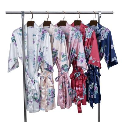 China Beautiful QUICK DRY Luxury Sexy Digital Printing Floral Satin Maxi Dress For Women for sale