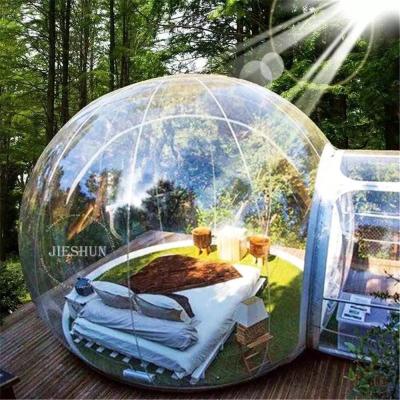 China Outdoor inflatable clear dome house tent event bubble dome tent for camping for sale