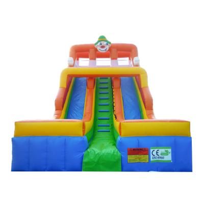 China 0.55mm Factory Price Large PVC Tarpaulin Factory Price High Quality Adult Outdoor Inflatable Dry Trade Inflatable Pool Slide for sale