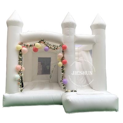 China Indoor Inflatable Jumper White Jumper Bounce Castle House Games Bouncy Castle For Sale for sale