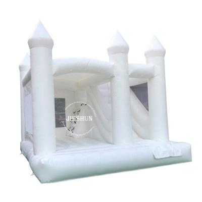 China Home Indoor White Inflatable Combo Inflatable Jumper Bouncy Castle Games Bouncy Castle For Sale for sale